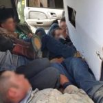 Illegal immigrants found hidden inside phony border patrol vehicle. Courtesy Customs and Border Protection.