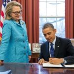 Obama signs gender equality bill. Why did Clinton turn women into victims? Official White House Photo by Pete Souza.