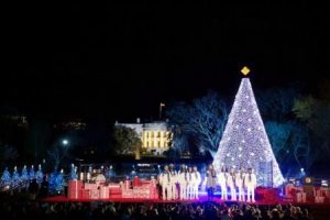 National Christmas tree lighting. Official White House photo by Lawrence Jackson.