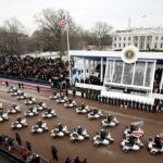 Why so much contempt for Trump? Motorcycle procession down Pennsylvania Avenue for last GOP president, George W. Bush. White House photo by Paul Morse.