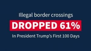 Border crossings down, cost to taxpayers is worth it. Courtesy Whitehouse.gov.