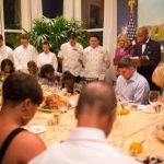 Will sensitive people permit Thanksgiving? Wounded warrior dinner. Official White House photo by David Lienemann.