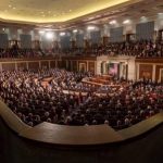 Trump addresses House at 2018 State of the Union. Official White House Photo by D. Myles Cullen.