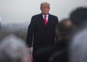 President Trump at Suresnes American Cemetery, France, on Veterans Day 1918.