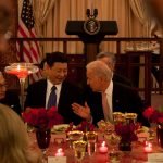 Joe Biden and Xi Jinping at State Dept. luncheon. Official White House Photo by David Lienemann.