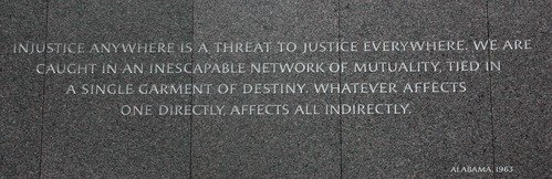 North Wall inscription, Martin Luther King Jr. National Memorial