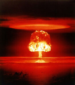 Mushroom cloud from a nuclear explosion. U.S. Department of Energy/National Nuclear Security Administration (NNSA),