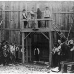 Black and white photo of a hanging. Library of Congress.