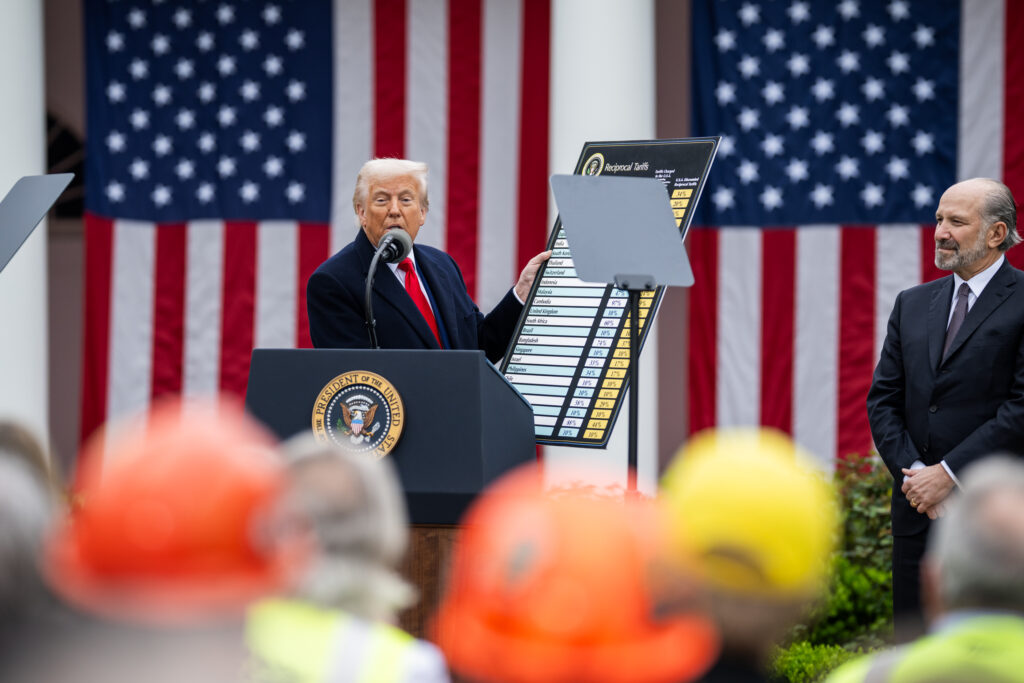 Liberation Day: Trump announces tariffs. White House Photo by Daniel Torok.