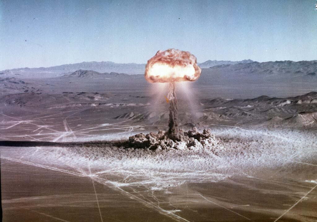 Nuclear test. Operation Buster/Jangle, Nevada.
